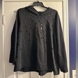 Livi Active Black Sequin Women's Hoodie